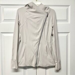 Lululemon Every Journey Hoodie Light Chrome Nulu Full Zip Women’s 6
